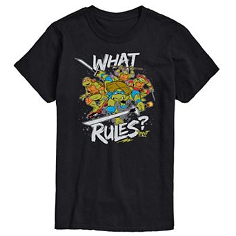 Men's Teenage Mutant Ninja Turtles Rules Graphic Tee