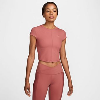 Women's Nike One Ribbed Short Sleeve Top