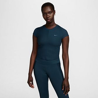 Women's Nike One Ribbed Short Sleeve Top