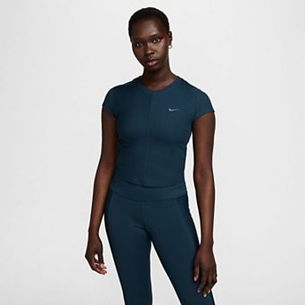 Women's Nike One Ribbed Short Sleeve Top
