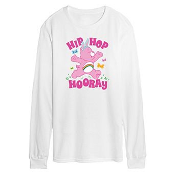 Men's Care Bears Hip Hop Hooray Long Sleeve Graphic Tee