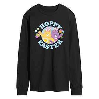 Men's Care Bears Hoppy Easter Long Sleeve Graphic Tee