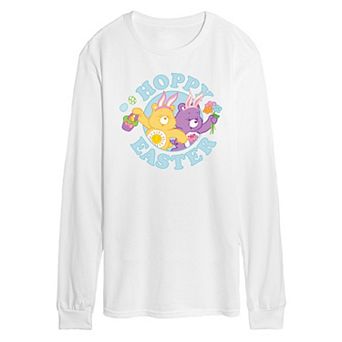 Men's Care Bears Hoppy Easter Long Sleeve Graphic Tee