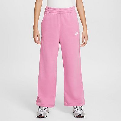 Girls 7 16 Nike Sportswear Club Fleece Wide Leg Pants