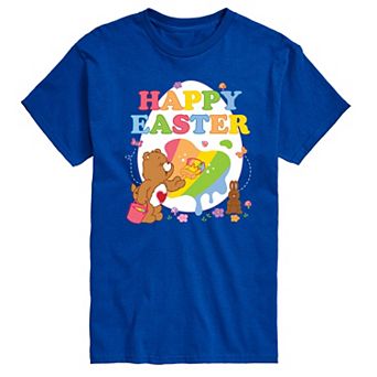 Men's Care Bears Happy Easter Egg Graphic Tee