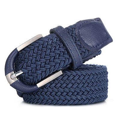 Men's Braid Stretch Elastic Belt - 2 Pack