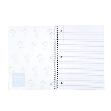 Yoobi Pink Snoopy Too Cool 1-Subject Spiral Notebook