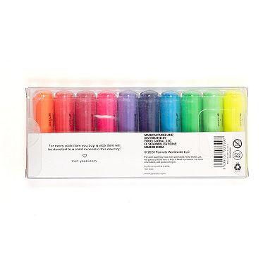 Yoobi Peanuts Mini Highlighter 10-pk.
