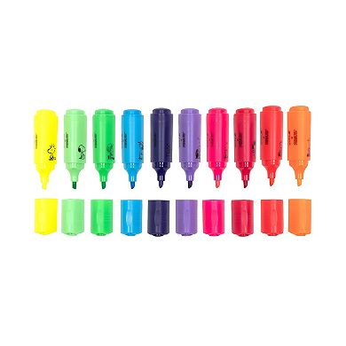 Yoobi Peanuts Mini Highlighter 10-pk.