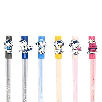 Yoobi Snoopy 6-pk. Gel Pen Set With Charms