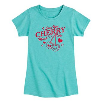 Girls Love You Cherry Much Graphic Tee