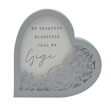 Belle Maison Gigi Heart Caption Box Table Decor