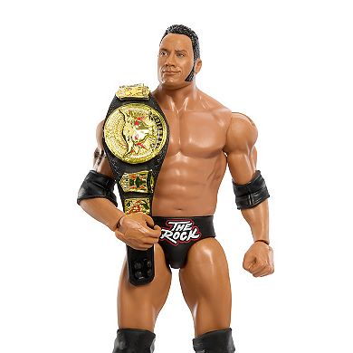 WWE Champions The Rock Action Figure & WWE Championship Belt Accessory