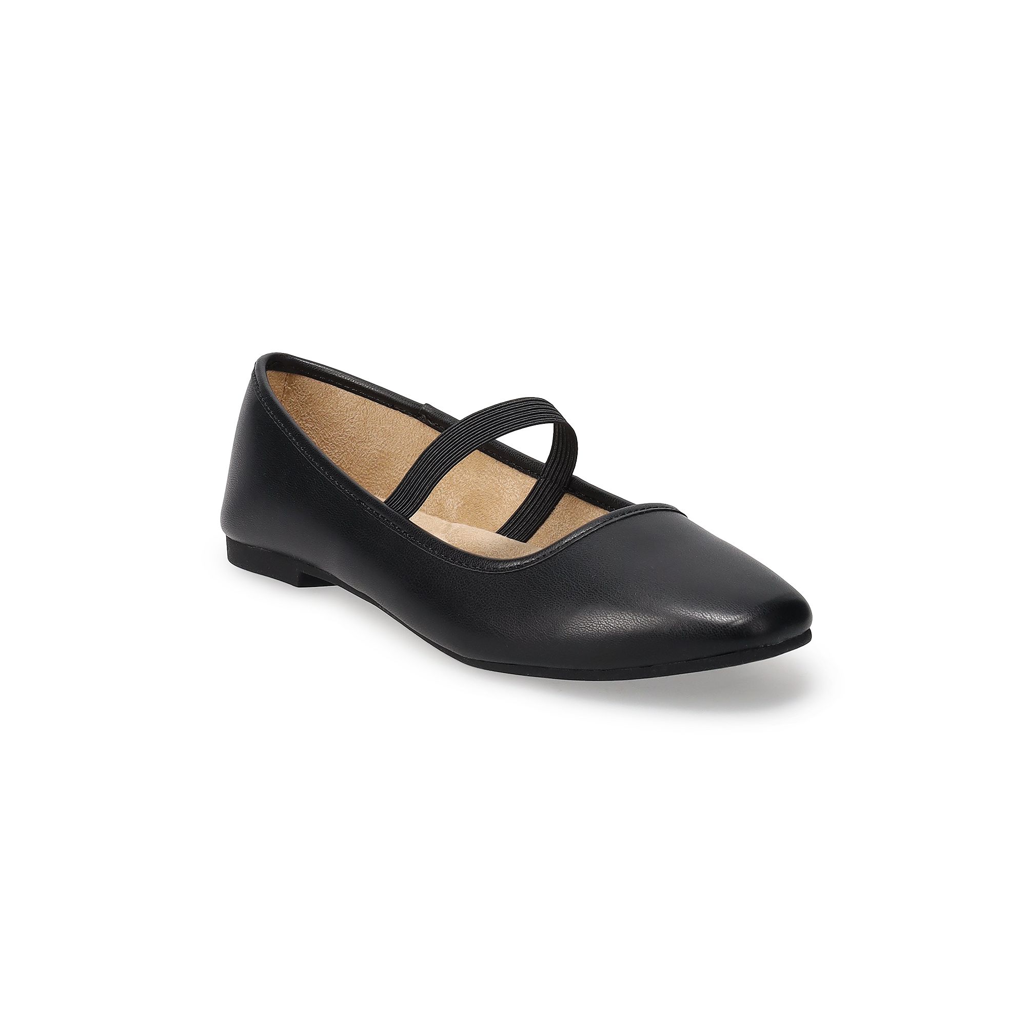 SO® Kendyll Womens Mary Jane Flats, Size: 5, Black