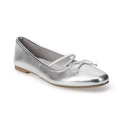 Kohls fashion silver flats