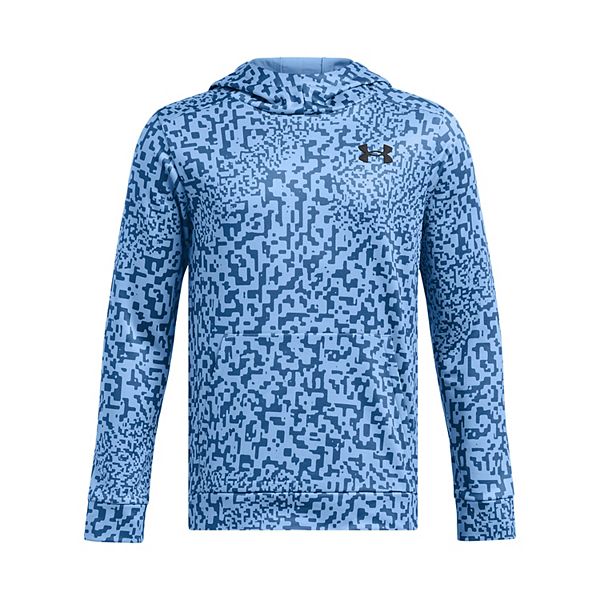 Boys 8-20 Under Armour Fleece Tech Camo Print Hoodie - Horizon Blue (SMALL)