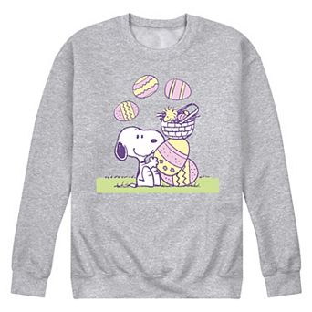 Men's Peanuts Easter Comic Fleece Sweatshirt