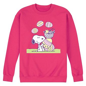 Men's Peanuts Easter Comic Fleece Sweatshirt