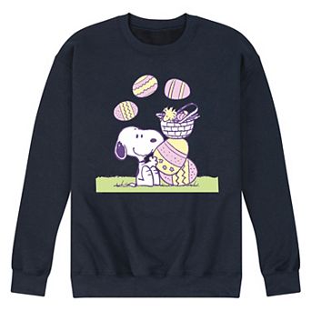 Men's Peanuts Easter Comic Fleece Sweatshirt