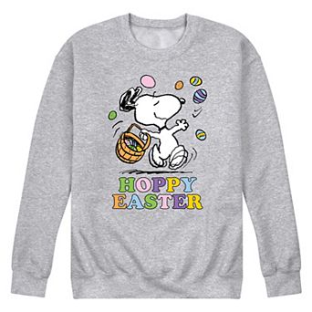 Men's Peanuts Hoppy Easter Fleece Sweatshirt