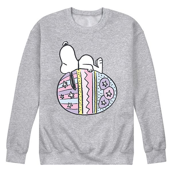 PEANUTS Snoopy Egg Trio Unisex Crewneck Sweatshirt - WHITE - S