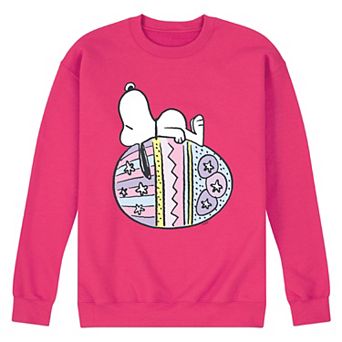 Men's Peanuts Snoopy Easter Egg Fleece Sweatshirt
