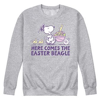 Men's Peanuts Easter Bunny Helper Fleece Sweatshirt