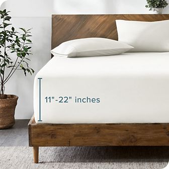 Ultra Soft 22 Inch Pocket Fitted Sheet