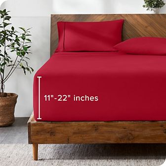 Ultra Soft 22 Inch Pocket Fitted Sheet