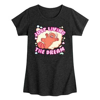 Disney's Turning Red Girls 7-16 Just Living The Dream Graphic Tee