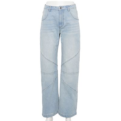 SEAN TOWN★大人気♪DENIM WIDE CREAM JEANS Cream denim wide-leg jeans with Trunkaroo plaque | Marni
