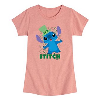 Disney's Lilo & Stitch Girls 7-16 Clover Grid Graphic Tee