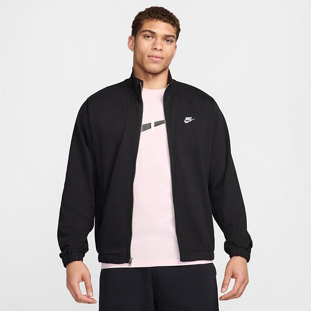 Men s Nike Club Knit Jacket Size Small Black