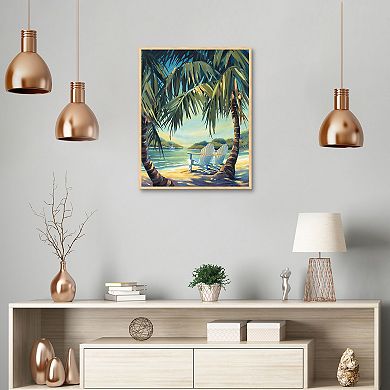 Hideout II Framed Canvas Wall Art
