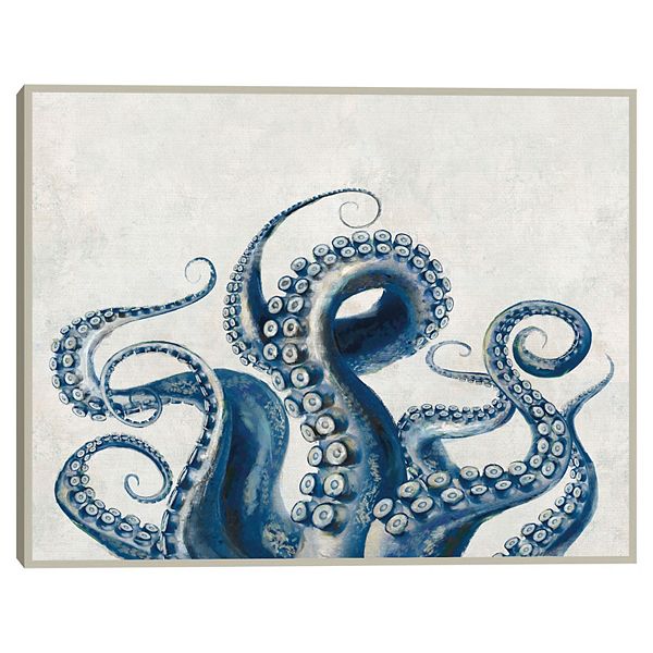 Octopus Dance Framed Canvas Wall Art