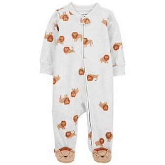 Baby Boy Carter's Lion Fleece Zip-Up Sleep & Play