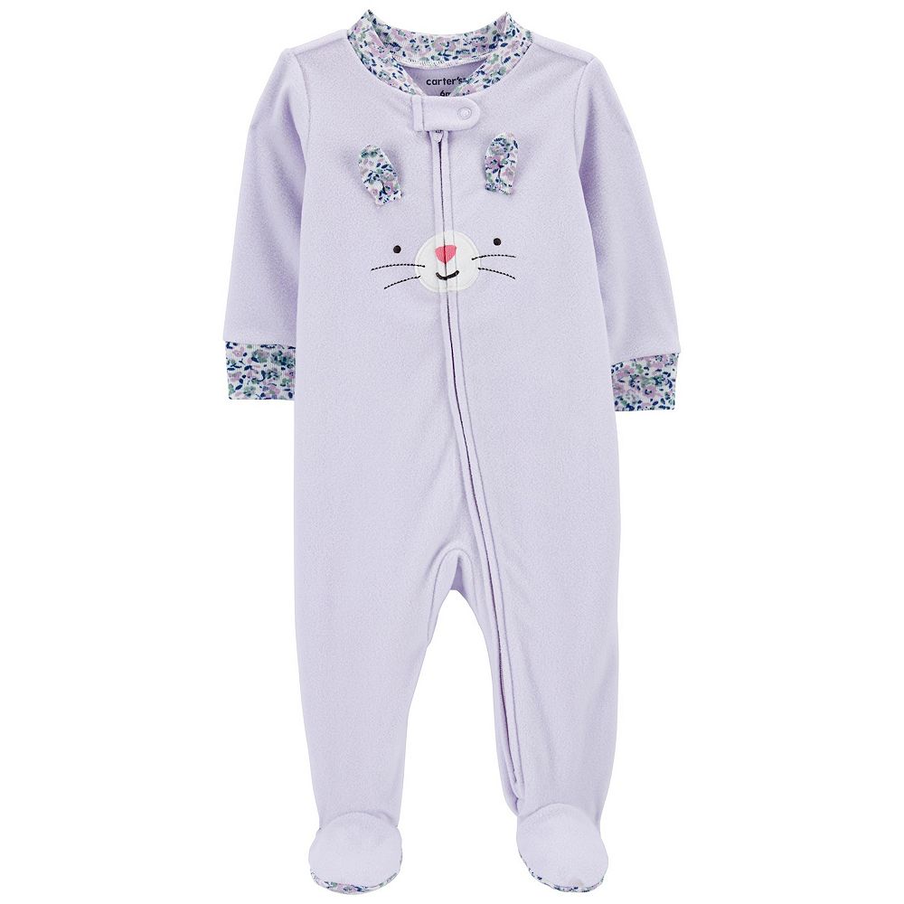 Baby Bunny Pocket Footsie, Quilted main image 0