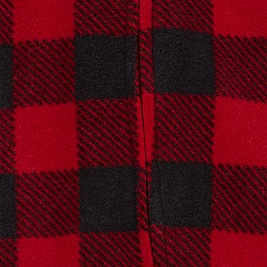 Baby Boy Carter's Plaid Fleece Zip-Up Footie Sleep & Play