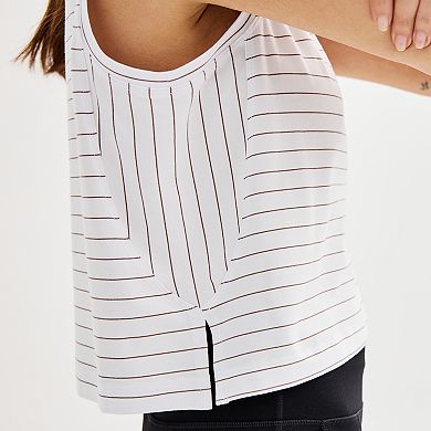 Women's FLX Side Gusset Cropped Tank Top