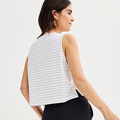 Women's FLX Side Gusset Cropped Tank Top