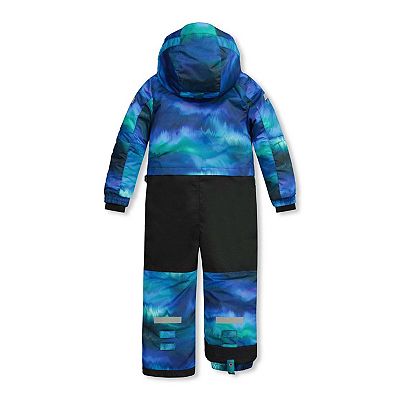 One Piece Snowsuit With Borealis Print