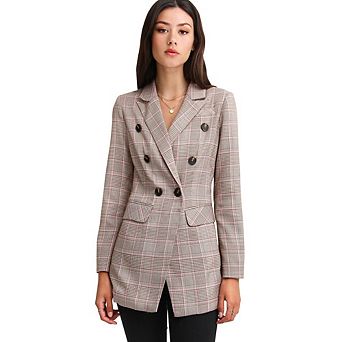 Too Cool For Work Plaid Blazer