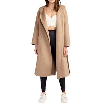 Arcadia Oversized Coat with Hood