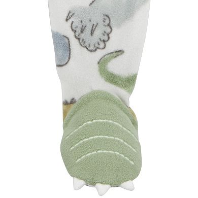 Baby & Toddler Boys' Carter's 1-Piece Dino Print Fleece Footie Pajamas