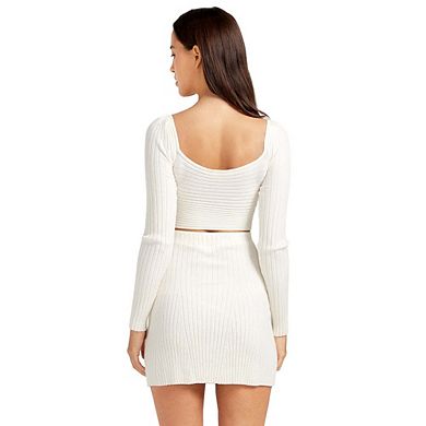 C'est Belle Knit Mini Skirt