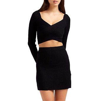 C'est Belle Knit Mini Skirt