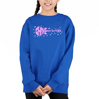 Shake It Off - Girl's Word Art Crewneck Sweatshirt