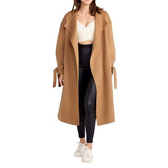 Head Over Heels Collarless Robe Coat