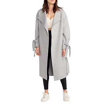 Head Over Heels Collarless Robe Coat