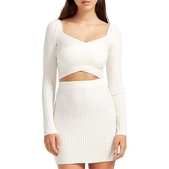 Forget Me Not Knit Crop